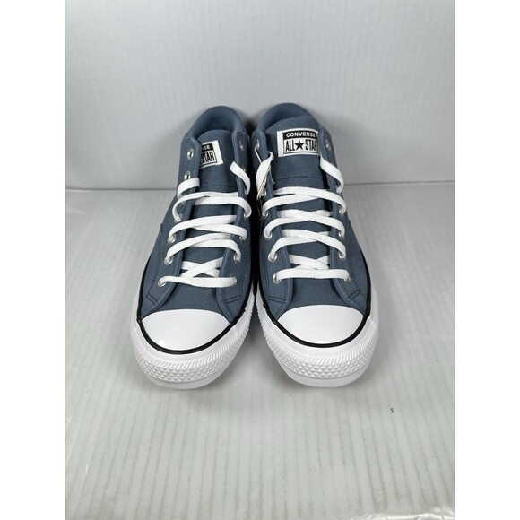 Size 11 Converse Chuck Taylor All Star Malden Street Mid Blue Mens A11452C NEW - Picture 3 of 9